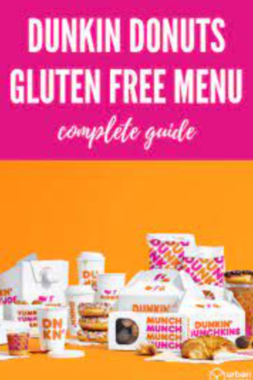 Dunkin Donuts Gluten Free Menu