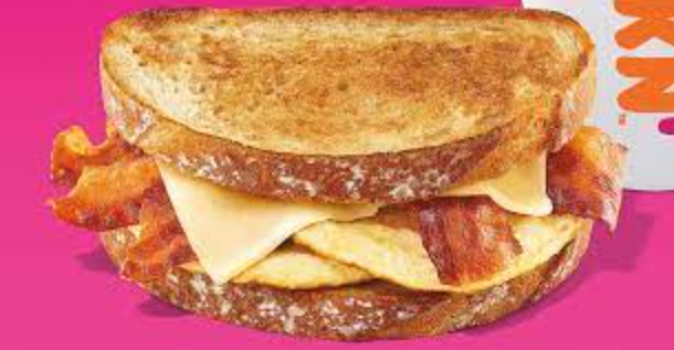 Dunkin Donuts Sandwich Menu